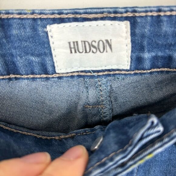 Hudson Distressed Jeans Girls Size 12 Back Pocket Flaps - Picture 7 of 8